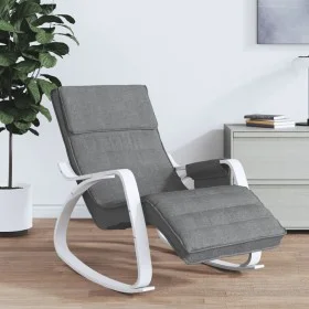 Dunkelgrauer Schaukelstuhl aus Stoff von , Schaukelstühle - Ref: Foro24-351076, Preis: 138,79 €, Rabatt: %