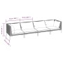 4-teilige Gartensofas und dunkelgraue Kissen aus synthetischem Rattan von , Gartensets - Ref: Foro24-3099816, Preis: 392,38 €...