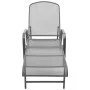 Anthracite gray steel sun lounger by vidaXL, Loungers - Ref: Foro24-42725, Price: 159,47 €, Discount: %