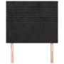 Kopfteile 2 Einheiten aus schwarzem Samt 90x5x78/88 cm von , Kopf- und Fußteile - Ref: Foro24-3116510, Preis: 61,92 €, Rabatt: %