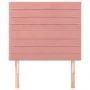 Cabeceros 2 unidades de terciopelo rosa 100x5x78/88 cm de , Cabeceros y pies de cama - Ref: Foro24-3116519, Precio: 58,37 €, ...
