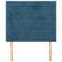 Kopfteile 2 Einheiten aus dunkelblauem Samt 90x5x78/88 cm von , Kopf- und Fußteile - Ref: Foro24-3116512, Preis: 56,59 €, Rab...