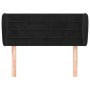 Cabecero de terciopelo negro 93x23x78/88 cm de , Cabeceros y pies de cama - Ref: Foro24-3117322, Precio: 48,98 €, Descuento: %