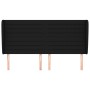 Headboard with black fabric ears 203x23x118/128 cm by , Headboards and footboards - Ref: Foro24-3118120, Price: 129,19 €, Dis...