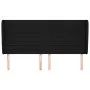 Headboard with black fabric ears 203x23x118/128 cm by , Headboards and footboards - Ref: Foro24-3118120, Price: 111,30 €, Dis...