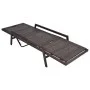Lounger with brown synthetic rattan cushion by vidaXL, Loungers - Ref: Foro24-43107, Price: 129,92 €, Discount: %