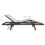 Lounger with brown synthetic rattan cushion by vidaXL, Loungers - Ref: Foro24-43107, Price: 129,92 €, Discount: %