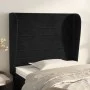 Cabecero con orejas de terciopelo negro 93x23x118/128 cm de , Cabeceros y pies de cama - Ref: Foro24-3118134, Precio: 76,71 €...