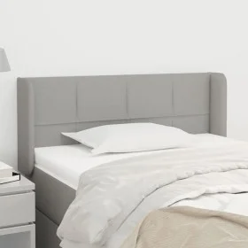 Cabecero de tela gris claro 83x16x78/88 cm de , Cabeceros y pies de cama - Ref: Foro24-3118742, Precio: 45,58 €, Descuento: %