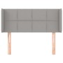 Kopfteil aus hellgrauem Stoff, 83 x 16 x 78/88 cm von , Kopf- und Fußteile - Ref: Foro24-3118742, Preis: 47,20 €, Rabatt: %