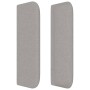 Kopfteil aus hellgrauem Stoff, 83 x 16 x 78/88 cm von , Kopf- und Fußteile - Ref: Foro24-3118742, Preis: 47,20 €, Rabatt: %
