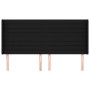 Headboard with black fabric ears 203x16x118/128 cm by , Headboards and footboards - Ref: Foro24-3119744, Price: 127,97 €, Dis...