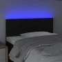 Black fabric headboard with LED 90x5x78/88 cm by , Headboards and footboards - Ref: Foro24-3121596, Price: 39,66 €, Discount: %