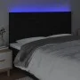 Kopfteil mit LED-Leuchten, schwarzer Stoff, 200 x 5 x 118/128 cm von , Kopf- und Fußteile - Ref: Foro24-3122588, Preis: 103,1...