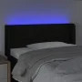 Black fabric headboard with LED 93x16x78/88 cm by , Headboards and footboards - Ref: Foro24-3123220, Price: 46,91 €, Discount: %