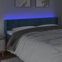 LED-Kopfteil aus dunkelblauem Samt, 183 x 16 x 78/88 cm von , Kopf- und Fußteile - Ref: Foro24-3123440, Preis: 76,34 €, Rabat...