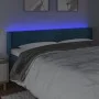 LED-Kopfteil aus dunkelblauem Samt, 183 x 16 x 78/88 cm von , Kopf- und Fußteile - Ref: Foro24-3123440, Preis: 74,38 €, Rabat...