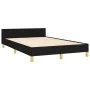 Bed frame with black fabric headboard 120x200 cm by , Beds and slatted bases - Ref: Foro24-3125124, Price: 171,03 €, Discount: %