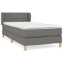 Boxspringbett mit dunkelgrauer Stoffmatratze 90x190 cm von , Betten und Lattenroste - Ref: Foro24-3126766, Preis: 331,55 €, R...