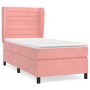Cama box spring con colchón terciopelo rosa 90x190 cm de , Camas y somieres - Ref: Foro24-3129248, Precio: 348,53 €, Descuent...
