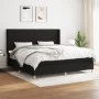 Box spring bed with black fabric mattress 200x200 cm by , Beds and slatted bases - Ref: Foro24-3132099, Price: 647,18 €, Disc...
