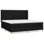 Box spring bed with black fabric mattress 200x200 cm by , Beds and slatted bases - Ref: Foro24-3132099, Price: 647,18 €, Disc...