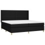 Box spring bed with black fabric mattress 200x200 cm by , Beds and slatted bases - Ref: Foro24-3132099, Price: 702,30 €, Disc...
