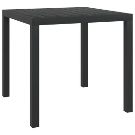 Schwarzer Gartentisch aus Aluminium und WPC 80x80x74 cm von vidaXL, Gartentische - Ref: Foro24-42790, Preis: 140,86 €, Rabatt: %