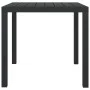 Schwarzer Gartentisch aus Aluminium und WPC 80x80x74 cm von vidaXL, Gartentische - Ref: Foro24-42790, Preis: 140,82 €, Rabatt: %