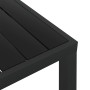Schwarzer Gartentisch aus Aluminium und WPC 80x80x74 cm von vidaXL, Gartentische - Ref: Foro24-42790, Preis: 143,64 €, Rabatt: %