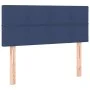 Box spring bed with mattress and LED blue fabric 120x200 cm by , Beds and slatted bases - Ref: Foro24-3133147, Price: 397,21 ...