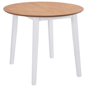 Runder Klapptisch MDF weiß von vidaXL, Küchen- und Esstische - Ref: Foro24-245370, Preis: 150,22 €, Rabatt: %