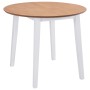 Runder Klapptisch MDF weiß von vidaXL, Küchen- und Esstische - Ref: Foro24-245370, Preis: 150,22 €, Rabatt: %