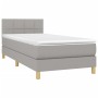 Boxspringbett mit Stoffmatratze und hellgrauer LED 80x200 cm von , Betten und Lattenroste - Ref: Foro24-3133669, Preis: 286,6...