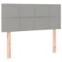 Box spring bed with fabric mattress and light gray LED 80x200 cm by , Beds and slatted bases - Ref: Foro24-3133669, Price: 27...