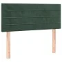 Box spring bed with mattress and LED dark green velvet 90x200 cm by , Beds and slatted bases - Ref: Foro24-3134444, Price: 31...