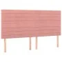 Box spring bed with mattress and LED pink velvet 180x200 cm by , Beds and slatted bases - Ref: Foro24-3136202, Price: 572,26 ...
