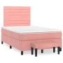 Boxspringbett mit rosa Samtmatratze 120x200 cm von , Betten und Lattenroste - Ref: Foro24-3137898, Preis: 433,79 €, Rabatt: %