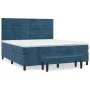 Boxspringbett mit dunkelblauer Samtmatratze 180x200 cm von , Betten und Lattenroste - Ref: Foro24-3137921, Preis: 640,09 €, R...