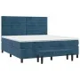 Boxspringbett mit dunkelblauer Samtmatratze 180x200 cm von , Betten und Lattenroste - Ref: Foro24-3137921, Preis: 640,09 €, R...
