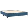 Boxspringbett mit Matratze und LED dunkelblauem Samt 180x200 cm von , Betten und Lattenroste - Ref: Foro24-3139641, Preis: 63...