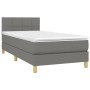 Boxspringbett mit dunkelgrauer Stoffmatratze 90x200 cm von , Betten und Lattenroste - Ref: Foro24-3140586, Preis: 309,26 €, R...