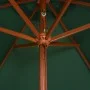 Umbrella with wooden pole 270x270 cm green by vidaXL, Umbrellas - Ref: Foro24-42961, Price: 69,65 €, Discount: %
