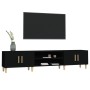 Schwarzer TV-Schrank aus Sperrholz, 180 x 31,5 x 40 cm von , TV-Möbel - Ref: Foro24-816257, Preis: 108,50 €, Rabatt: %