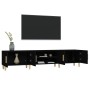 Schwarzer TV-Schrank aus Sperrholz, 180 x 31,5 x 40 cm von , TV-Möbel - Ref: Foro24-816257, Preis: 108,50 €, Rabatt: %