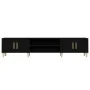 Black plywood TV cabinet 180x31.5x40 cm by , TV Furniture - Ref: Foro24-816257, Price: 106,41 €, Discount: %