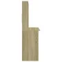 Escritorio con estantes contrachapada roble Sonoma 102x45x148cm de , Escritorios - Ref: Foro24-823003, Precio: 79,42 €, Descu...