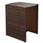 Garden bistro table and chairs 3 pcs and brown poly rattan cushions by vidaXL, Garden sets - Ref: Foro24-42881, Price: 175,10...