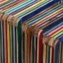 Stapelbares Tischset mit 3 Einheiten aus farbigem recyceltem Teakholz von , Seitentische - Ref: Foro24-241717, Preis: 135,79 ...