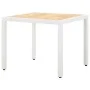 Juego de comedor de jardín 5 piezas ratán sintético blanco de , Conjuntos de jardín - Ref: Foro24-45998, Precio: 510,21 €, De...